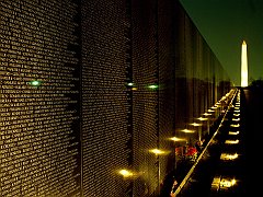 Night View, Vietnam Veterans Memorial